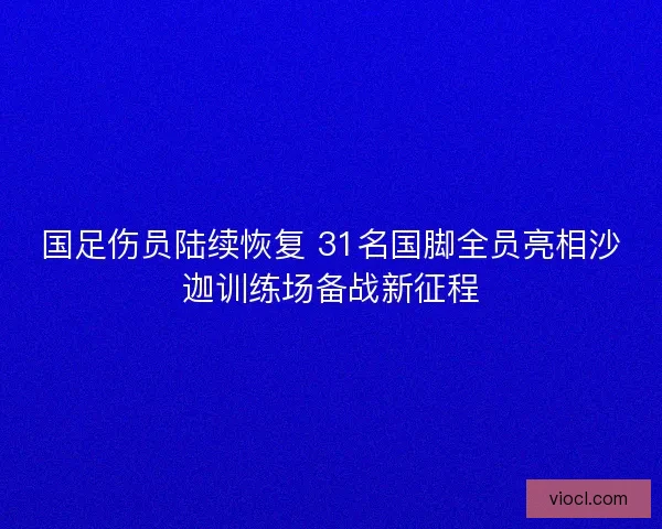 国足伤员陆续恢复 31名国脚全员亮相沙迦训练场备战新征程